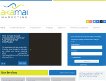 Tablet Screenshot of akamai-marketing.com